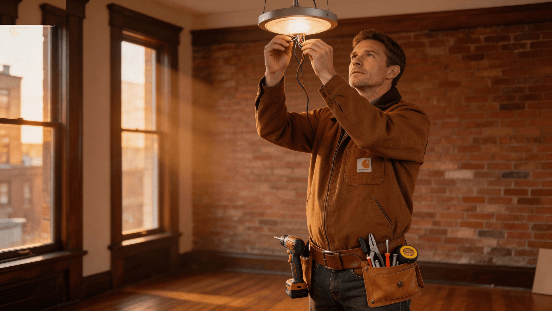 Licensed contractor working in NYC apartment